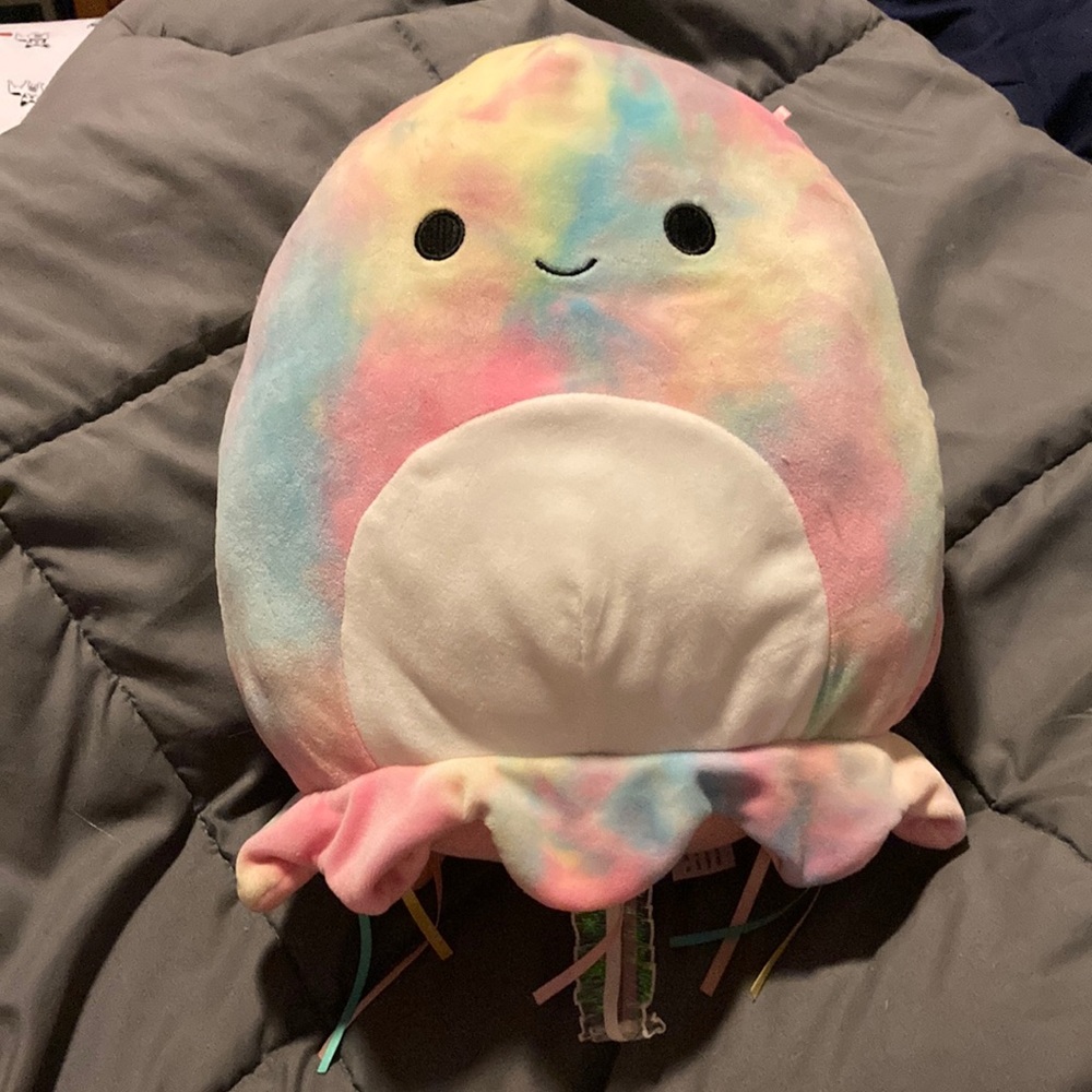 Janet the tie dye jellyfish squishmallow